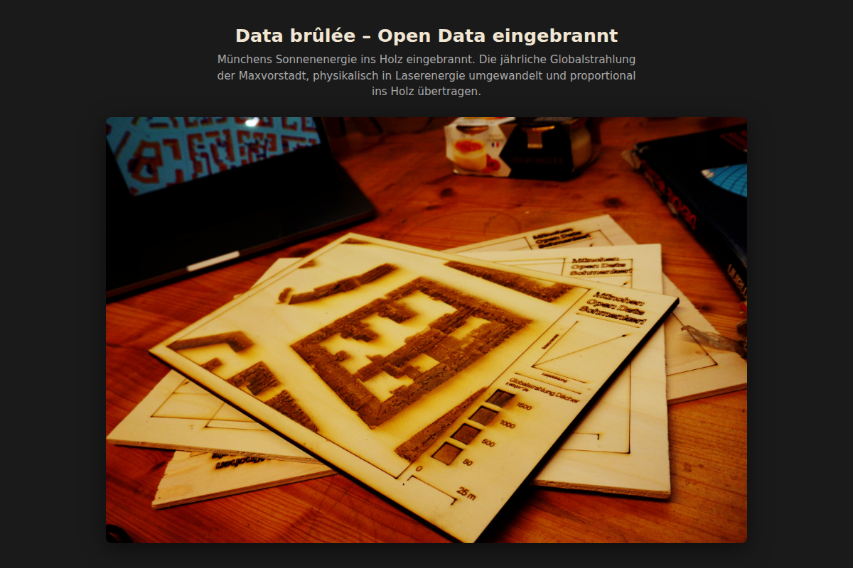 Data brûlée – Open Data eingebrannt